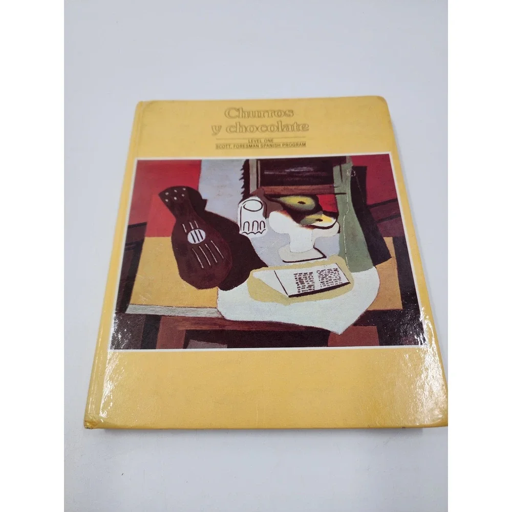 Churros y chocolate Level One Scott Foresman Spanish Program Textbook Vintage